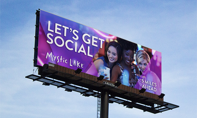 Mystic Lake Casino Hotel brand advertising