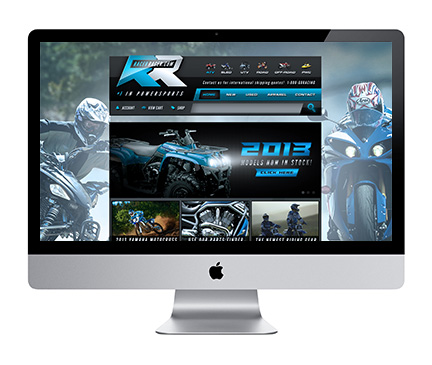 Racer Racer Powersports<br>Identity & Web Design