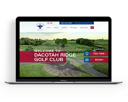 Dacotah Ridge Golf Club<br>Website Design