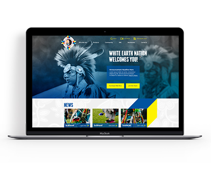 White Earth Nation</br> Website Design